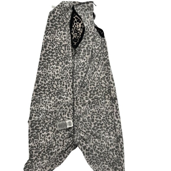 Vicente Camuto Size XS Womens Leopard Print Ruched Sleeveless Stretchy Fabric - Picture 8 of 12